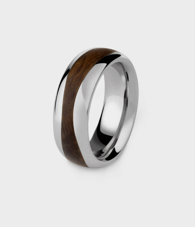 London Oak Wave Ring by Stephen Einhorn